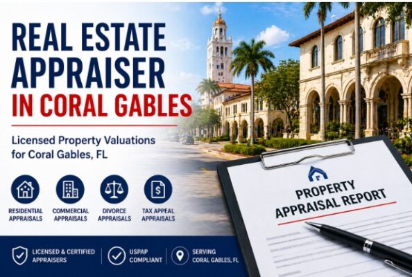 Real Estate Appraiser in Coral Gables — Licensed Property Valuations for Coral Gables, FL